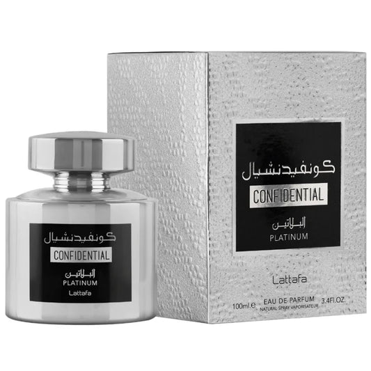 Lattafa Confidential Platinum EDP 100 ML Hombre