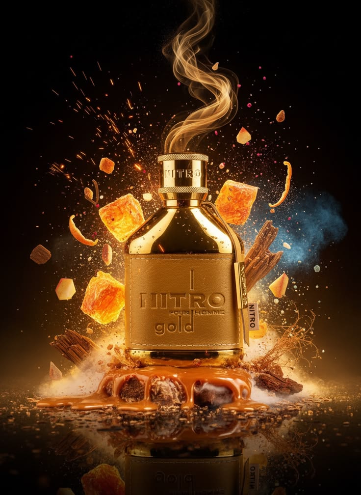 Dumont Nitro Pour Homme Gold Extrait Parfum 100 ML Hombre
