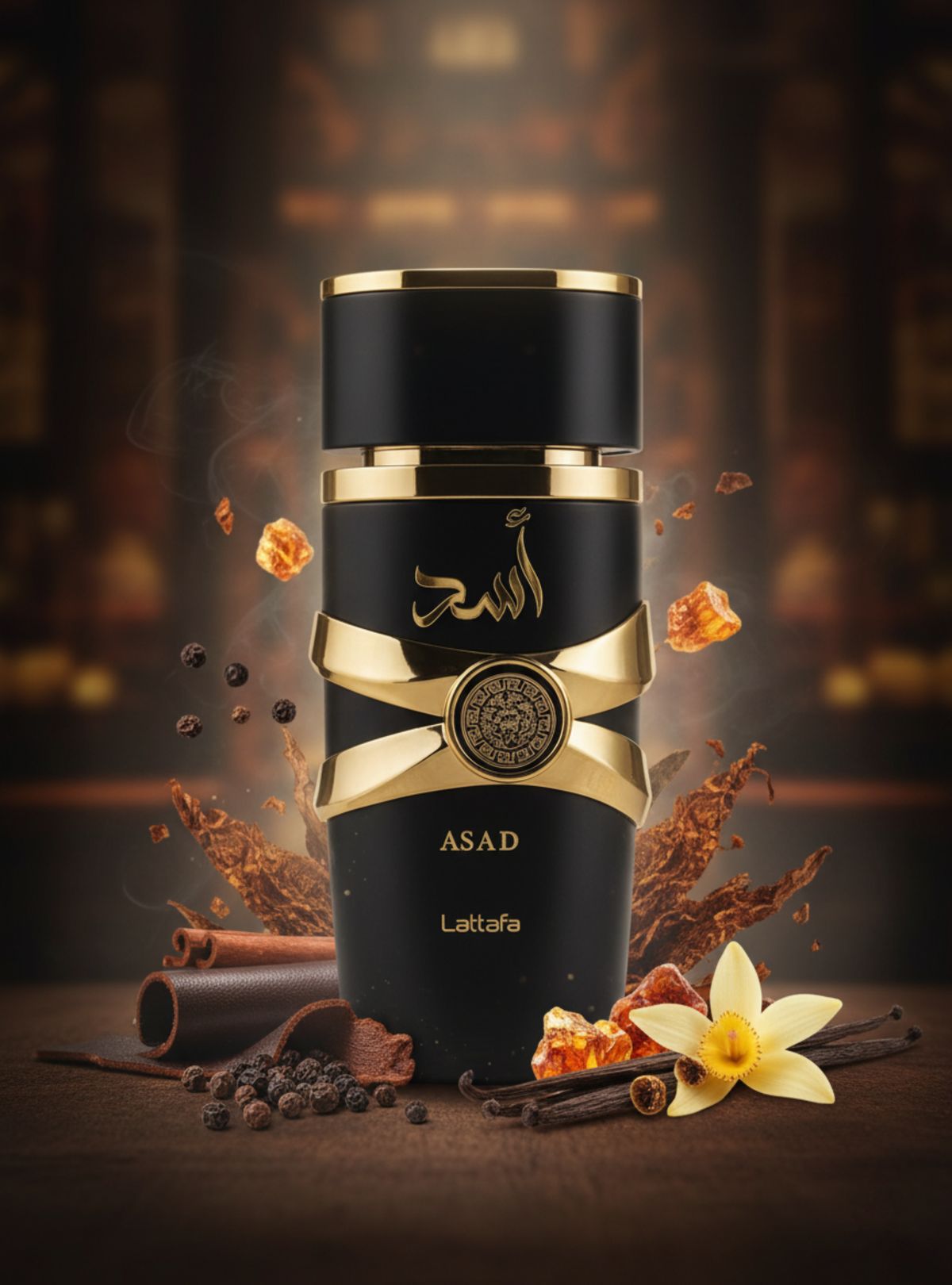 Lattafa Set Asad EDP 100 ML + Desodorante 200 ML Hombre