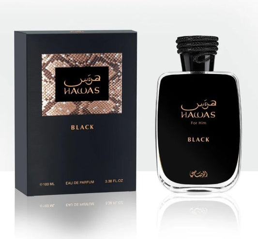 Rasasi Hawas Black EDP 100 ML Hombre