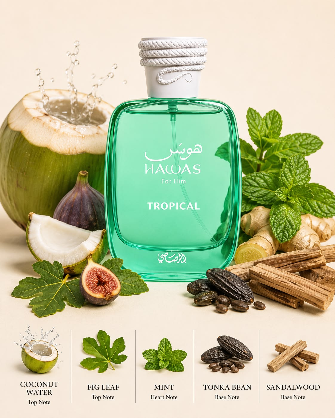 Rasasi Hawas Tropical EDP 100 ML Hombre