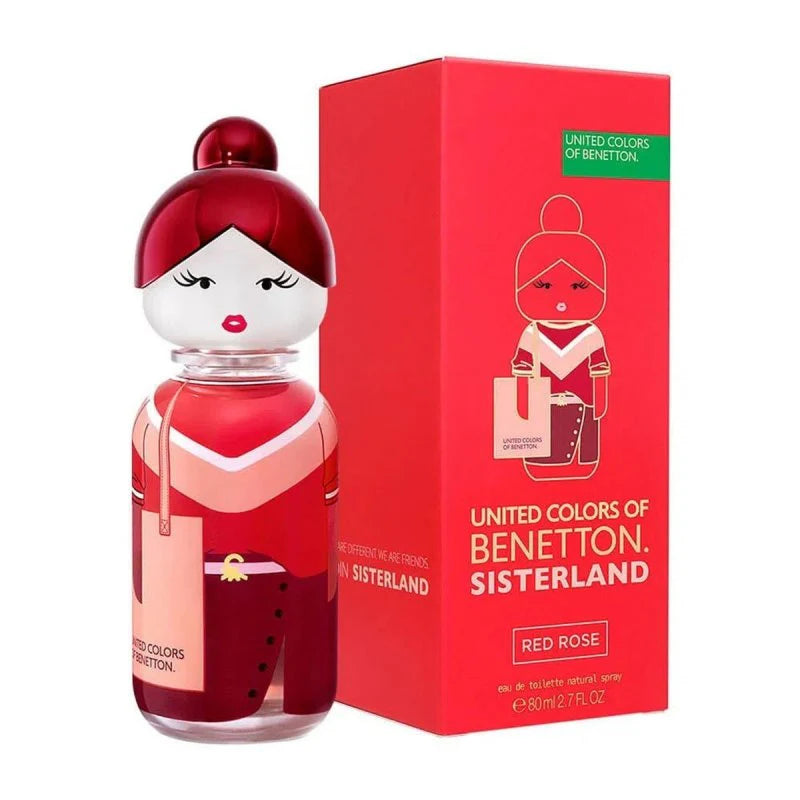 Benetton Sisterland Red Rose EDT 80 ML Mujer