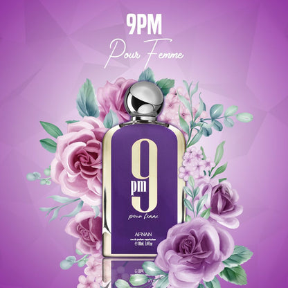 Afnan 9 PM Pour Femme EDP 100 ML Mujer