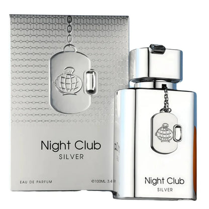 Fragrance World Night Club Silver EDP 100 ML Hombre
