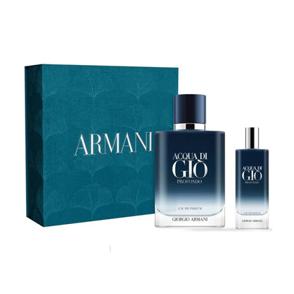 Giorgio Armani Acqua Di Gio Profondo Set EDP 100 ML + 15 ML Hombre