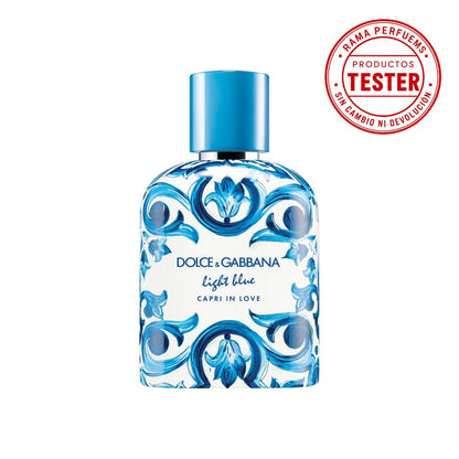 Dolce & Gabbana Light Blue Capri In Love Pour Homme EDP 100 ML Hombre Tester