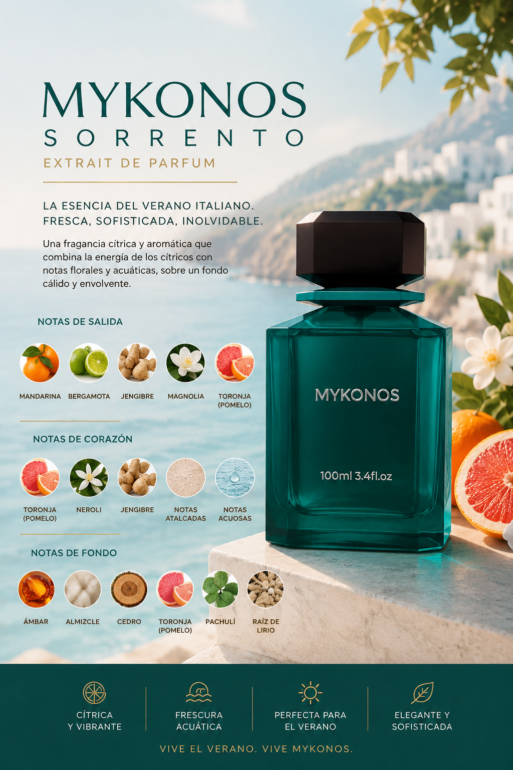 Mykonos Sorrento Extrait de Parfum 100 ML Unisex