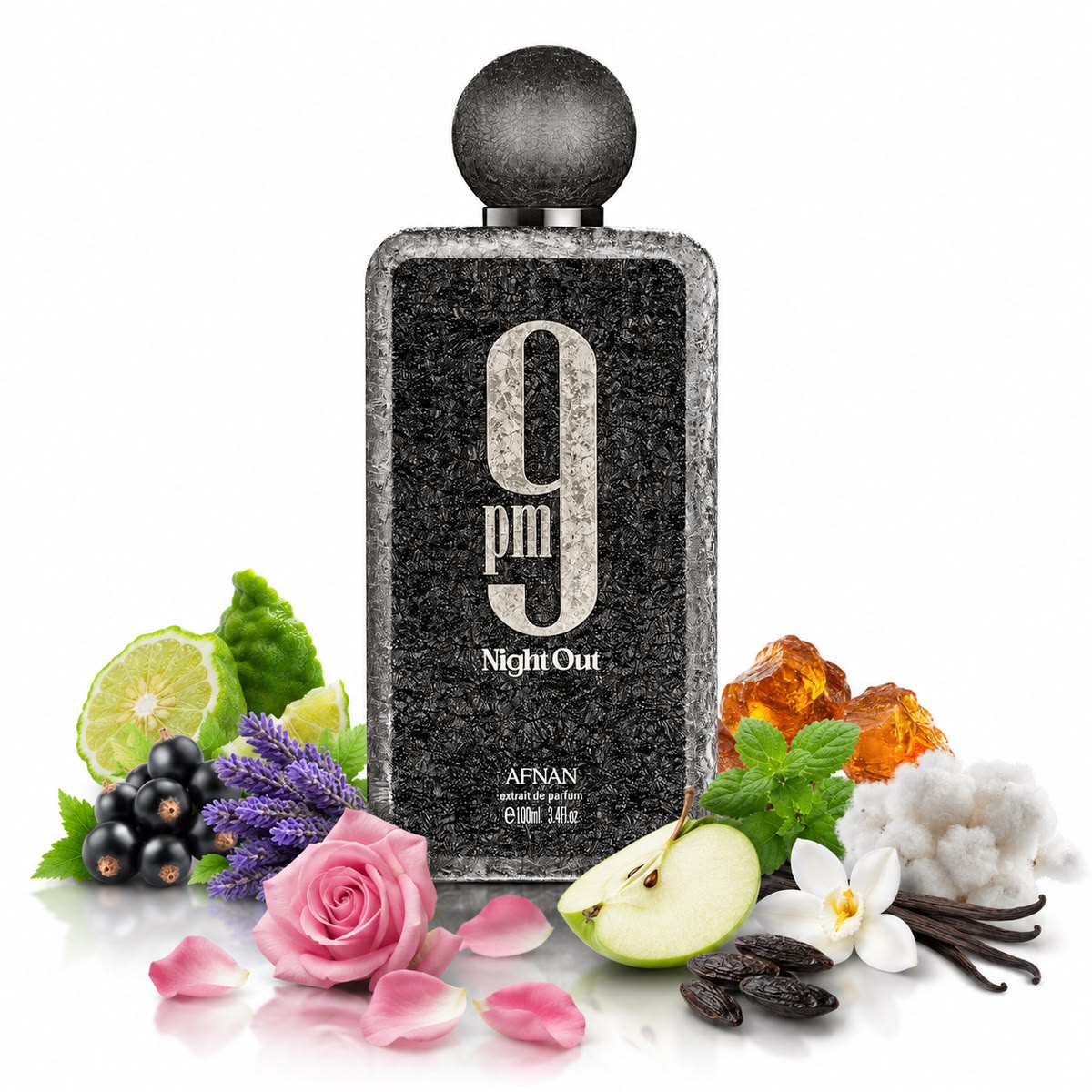 Afnan 9 PM Night Out Extrait De Parfum 100 ML Unisex