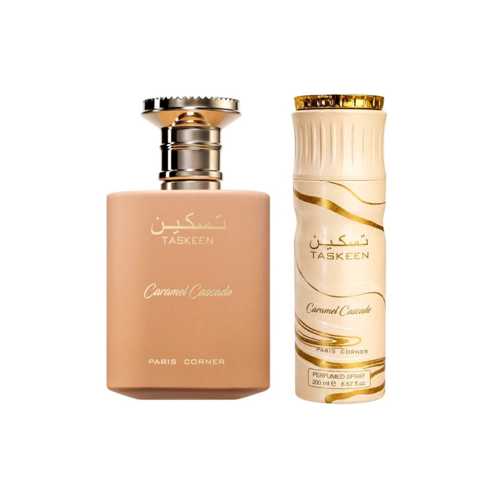 Paris Corner Taskeen Caramel Cascada Set EDP 100 ML + Deo 200 ML Mujer
