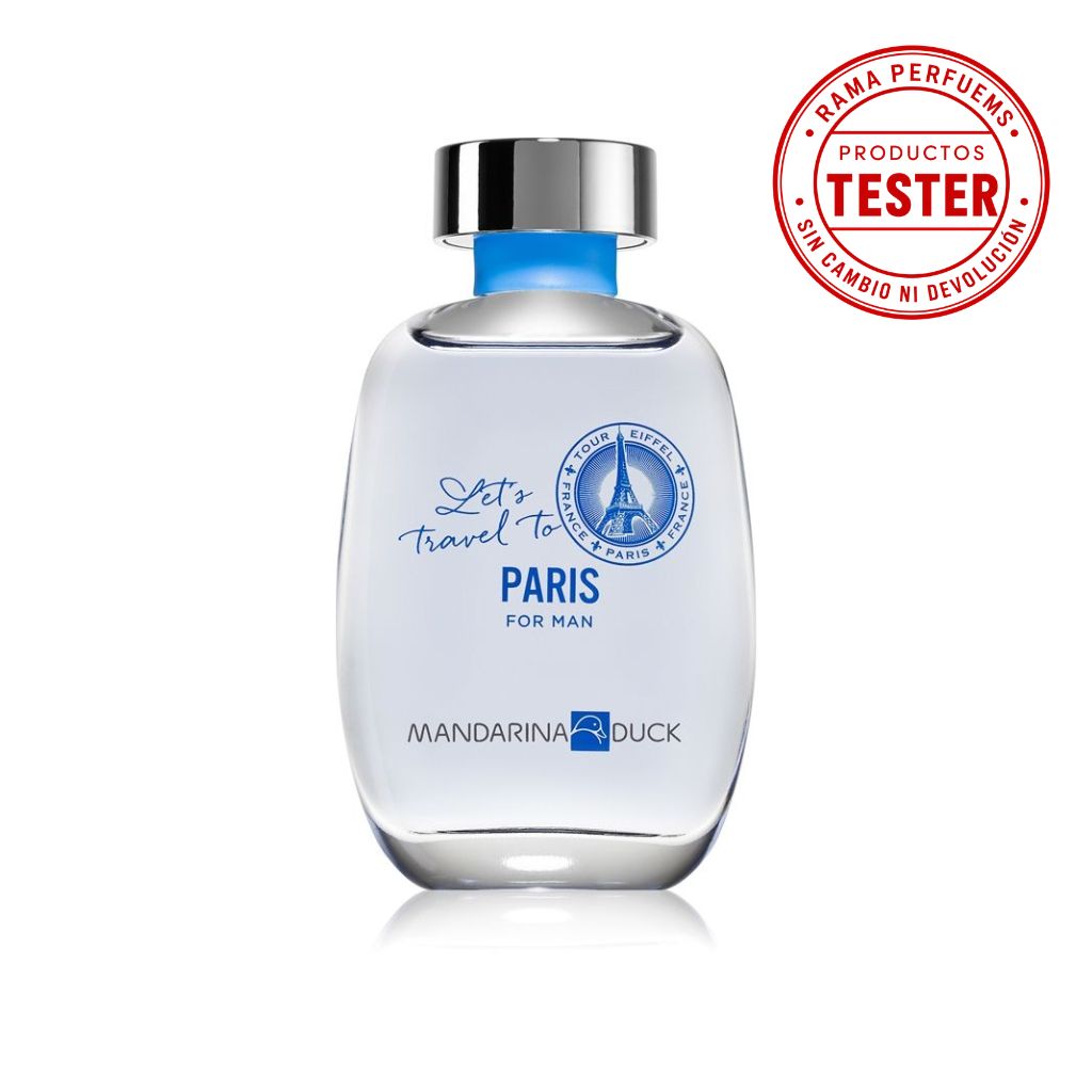 Mandarina Duck Lets Travel To Paris for Man EDT 100 ML Hombre Tester