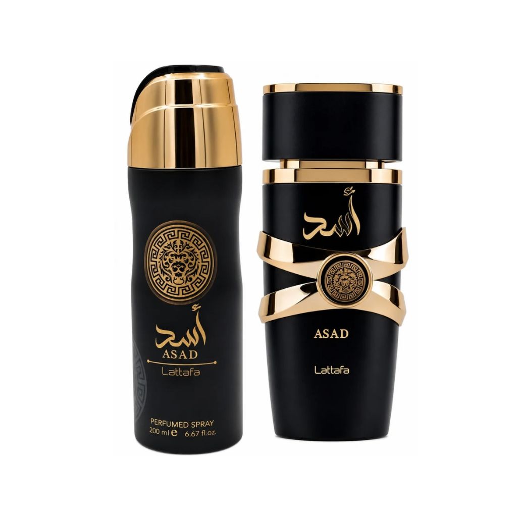 Lattafa Set Asad EDP 100 ML + Desodorante 200 ML Hombre