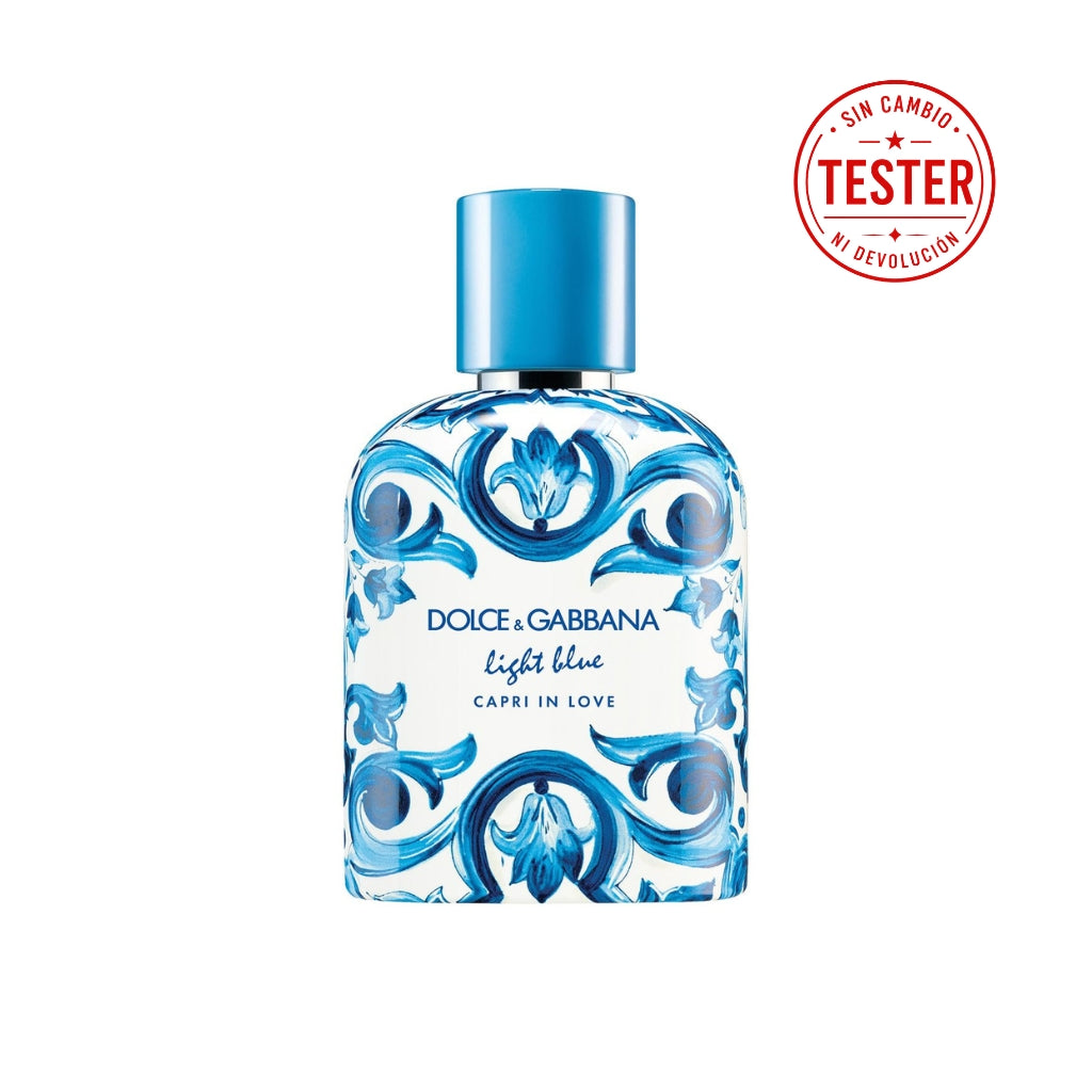 Dolce & Gabbana Light Blue Capri In Love Pour Homme EDP 100 ML Hombre Tester
