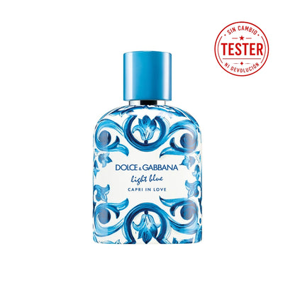 Dolce & Gabbana Light Blue Capri In Love Pour Homme EDP 100 ML Hombre Tester