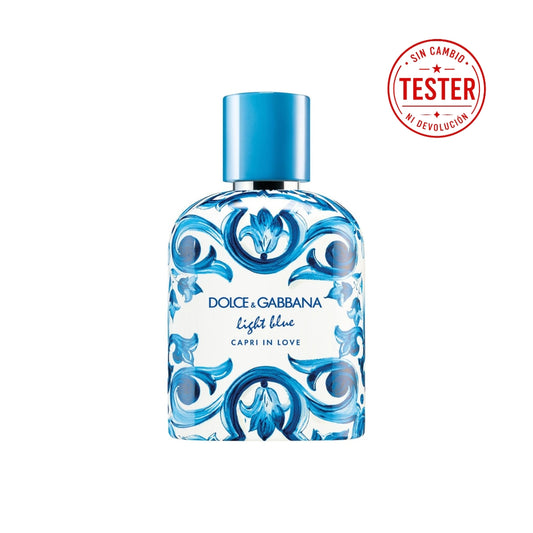Dolce & Gabbana Light Blue Capri In Love Pour Homme EDP 100 ML Hombre Tester