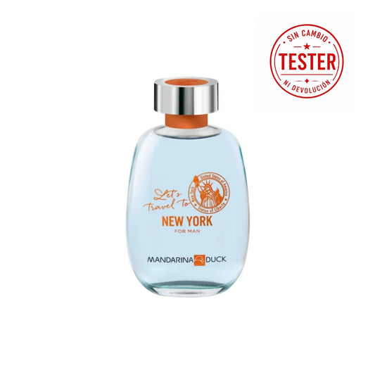 Mandarina Duck Lets Travel To New York for Man EDT 100 ML Hombre Tester