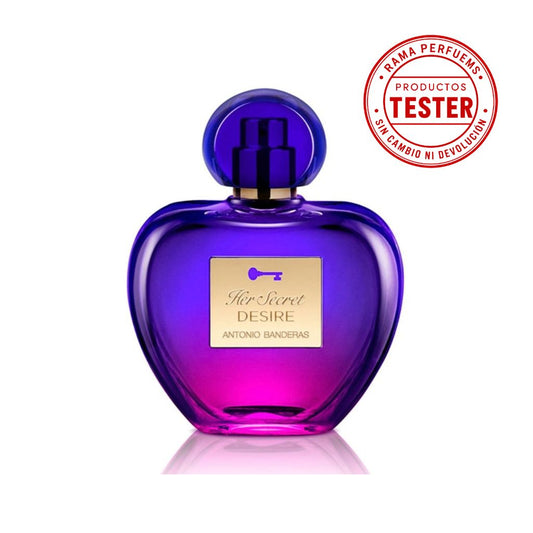 Antonio Banderas Her Secret Desired EDT 80 ML Mujer Tester