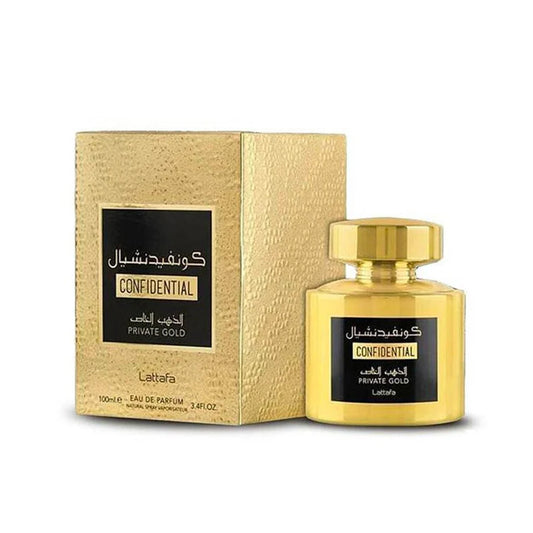 Lattafa Confidential Private Gold EDP 100 ML Unisex